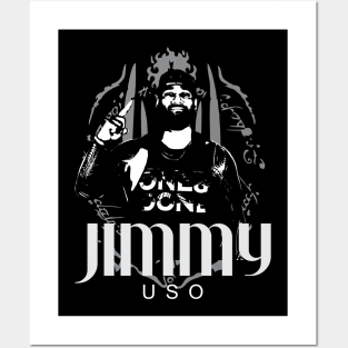 vintage jimmy uso Posters and Art